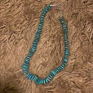 Turquoise stone necklace